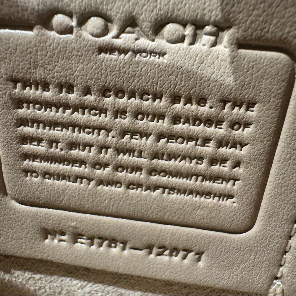 Coach Patchwork Bowery Crossbody Snakeskin 12071 in perfect preowned condition - Picture 11 of 16